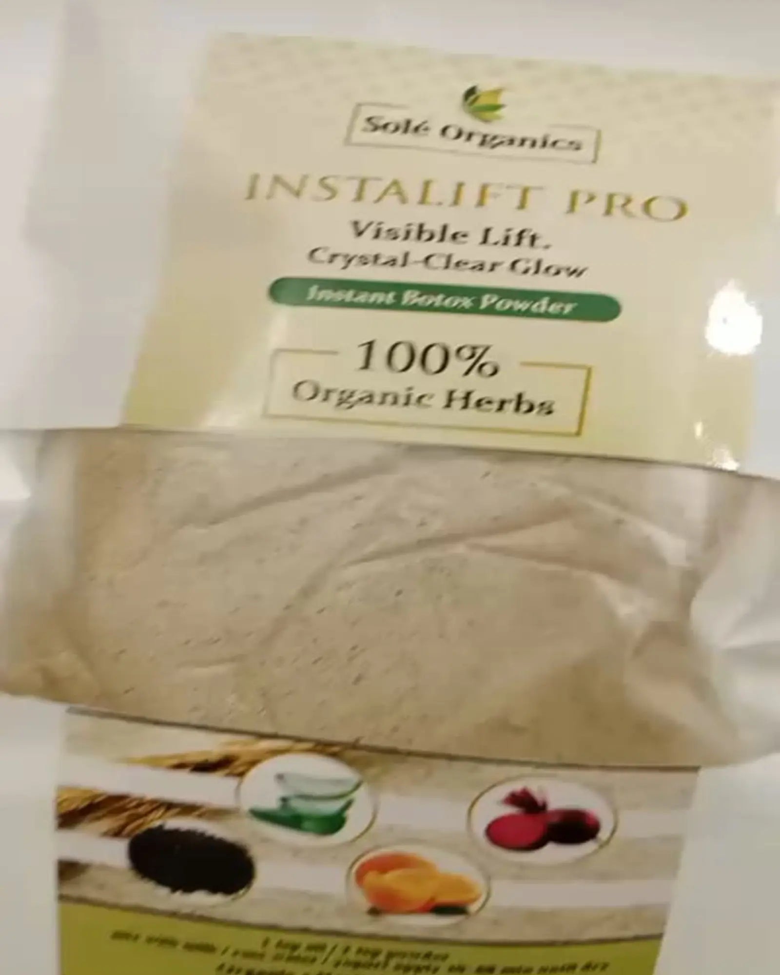 Solé Organics InstaLiftPro Face Mask – Instant Brightening, Acne Control & Skin Tightening Formula